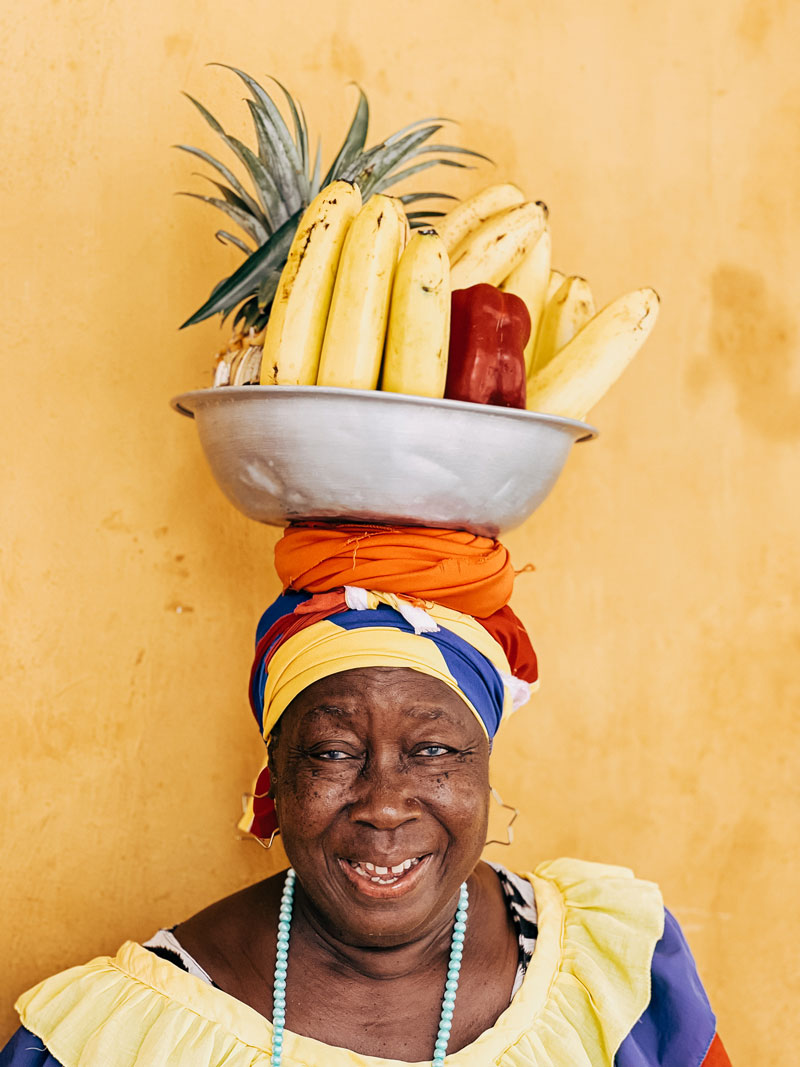 Palenquera de Cartagena de Indias Palenquera de Cartagena de Indias, Colombia