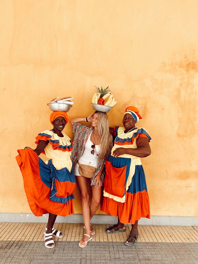 Palenqueras Palenquera de Cartagena de Indias, Colombia