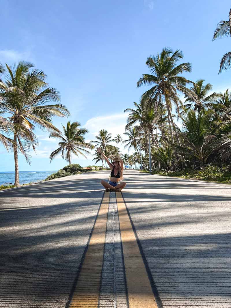 San Andrés Carretera de palmeras, San Andrés, Colombia