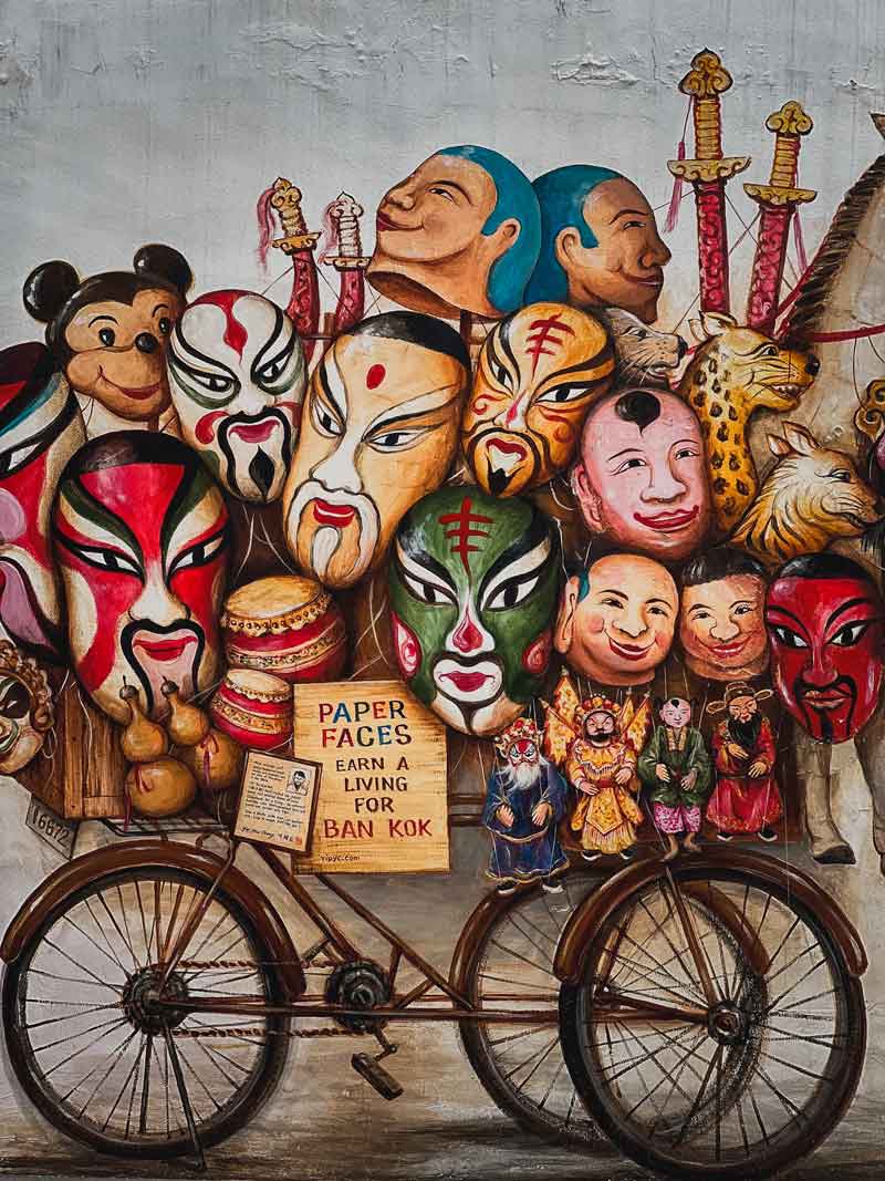 Murales de Chinatown, Singapur