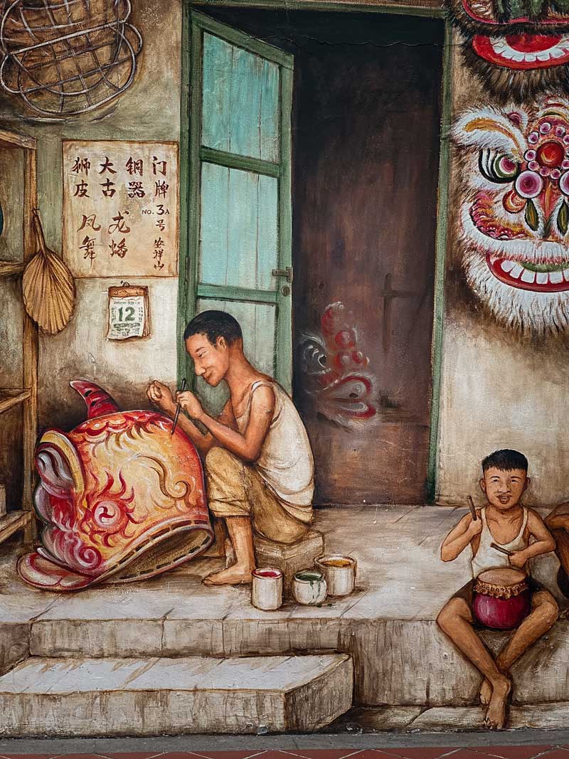 Murales Chinatown, Singapur
