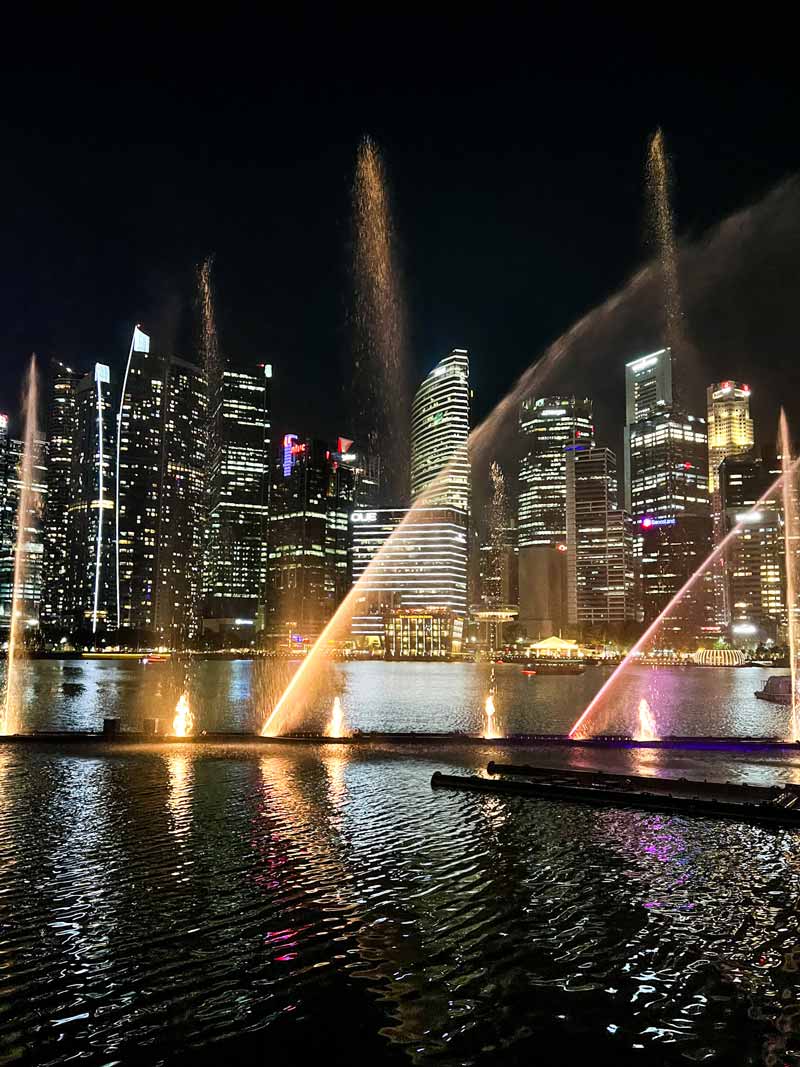 Espectáculo Spectra, Singapur