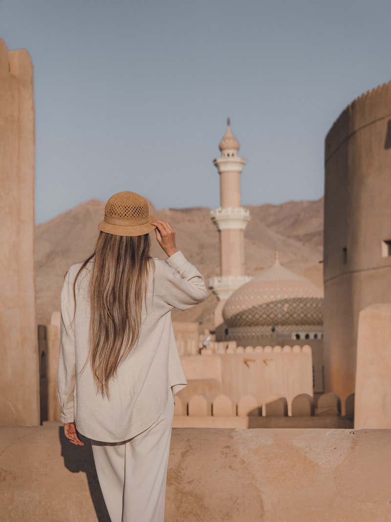 Nizwa Fort, Omán Fuerte de Nizwa en Omán