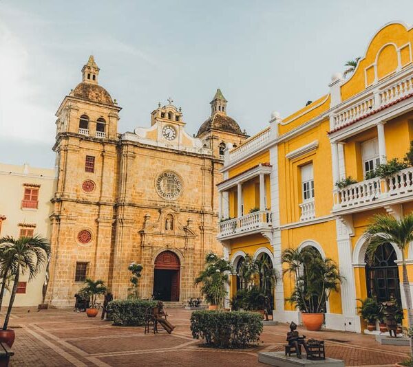 San Pedro Claver, Cartagena de Indias Plaza e Iglesia San Pedro Claver, Cartagena de Indias, Colombia